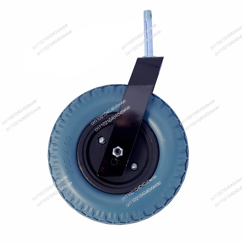 

Офисный стул, вращающийся маленький электрический самокат на колесиках, 8-дюймовое маленькое круглое колесо из искусственной кожи с передней вилкой, переднее колесо