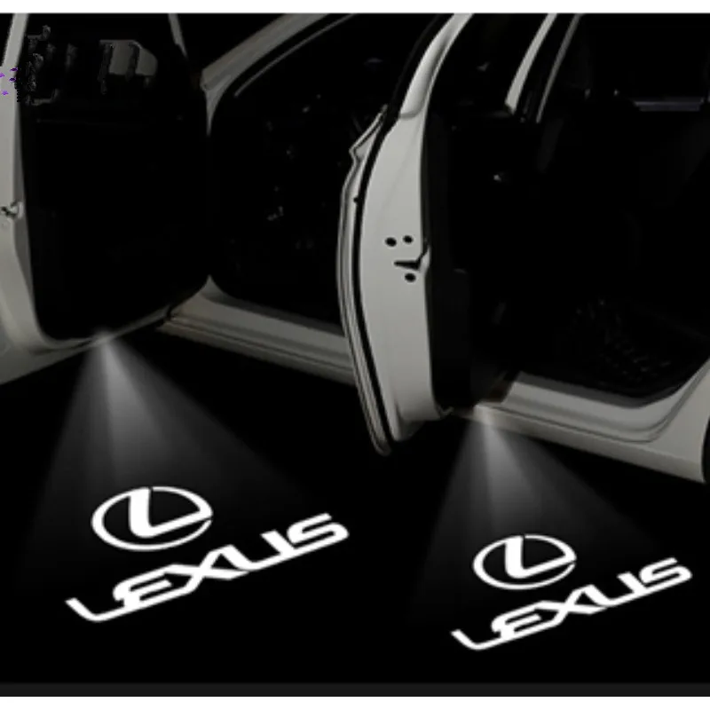 

Led Car Door Ghost Shadow Projector Light For Lexus RX350 330 350 GX470 460 IS200 LS46 HS LX 570 ES250 Accessorie Courtesy Lamps