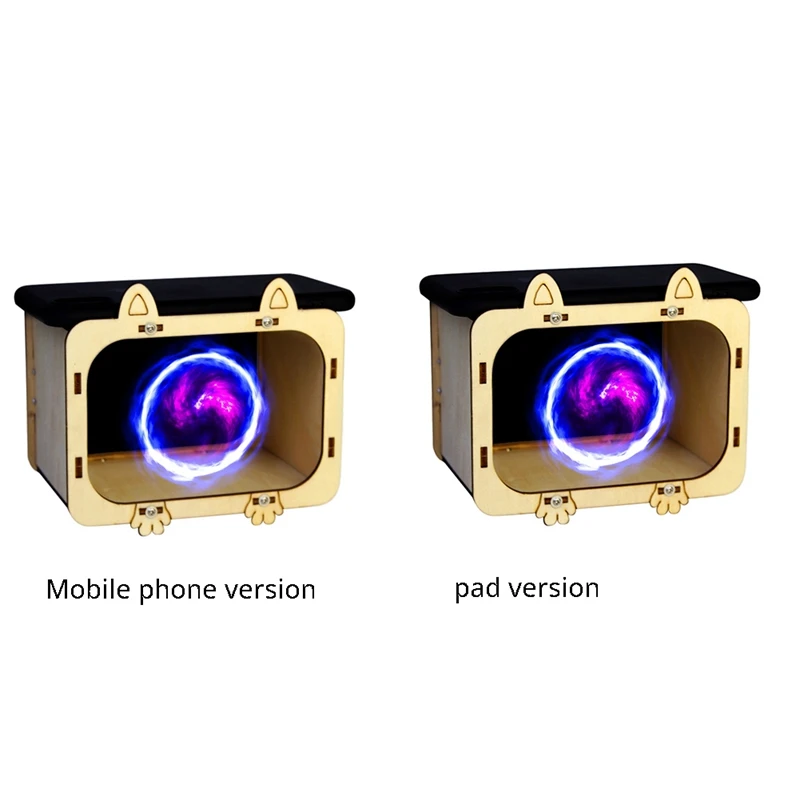 モバイルホログラフィックシアターテレビプロジェクター、科学実験、小学生、手作り材料の開発、インストールが簡単