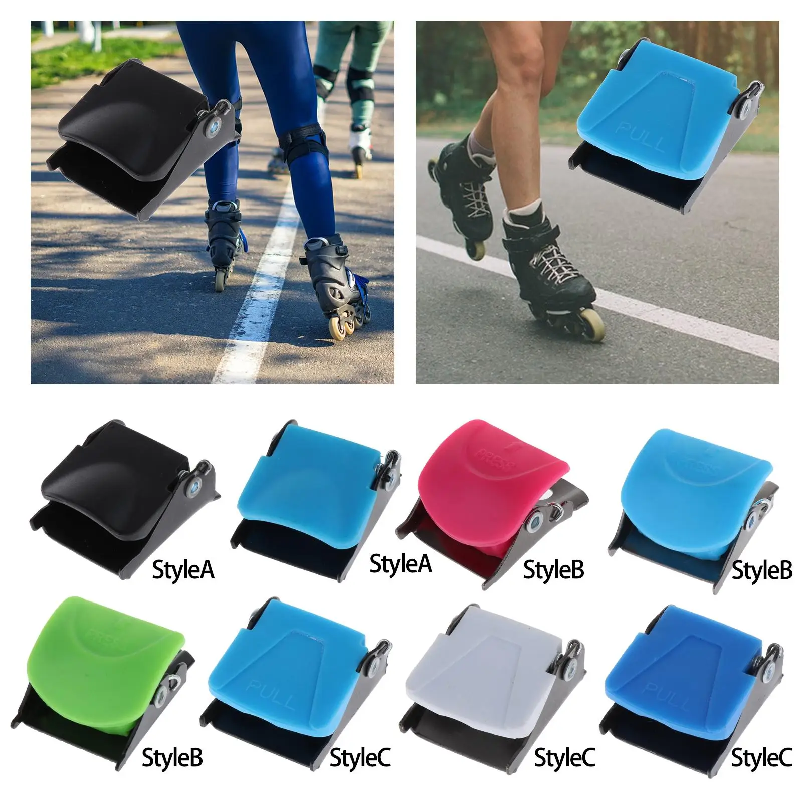 Suku Cadang Reparasi Gesper Tali Sepatu Roda Universal Klip Sabuk Sepatu Roda