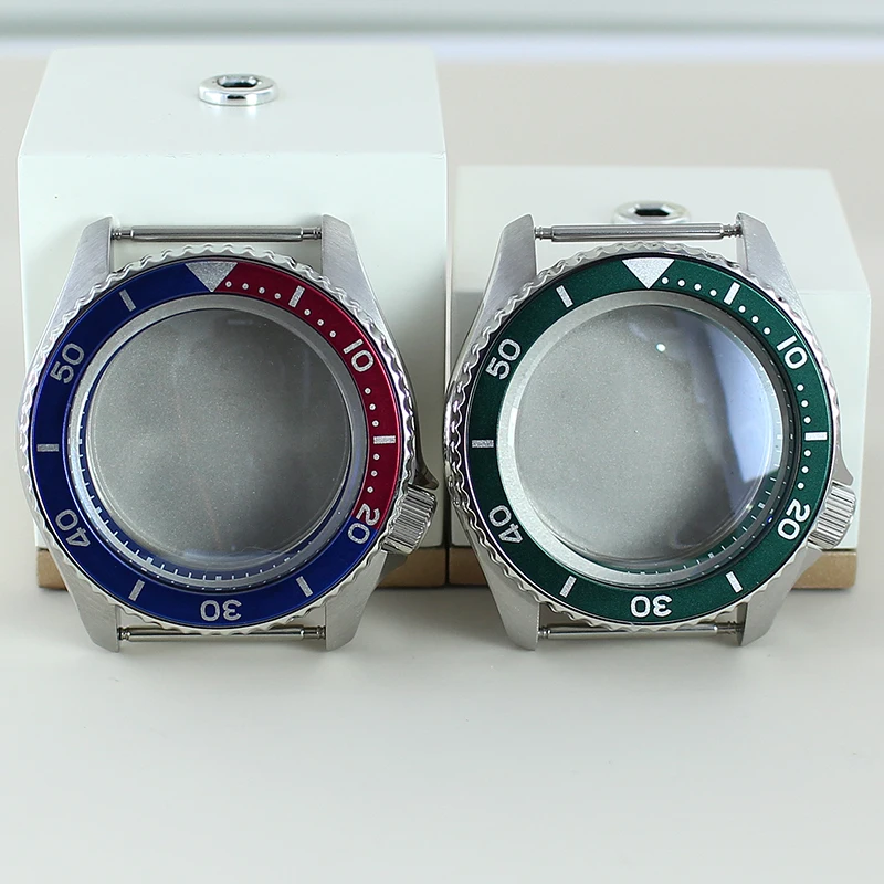 42.5mm at 3.8 SKX 007 Dive Watch Case Sapphire Crystal For NH35 NH36 NH38 NH34 Movt 28.5mmDial Men 20ATM Watch Case Repair Parts