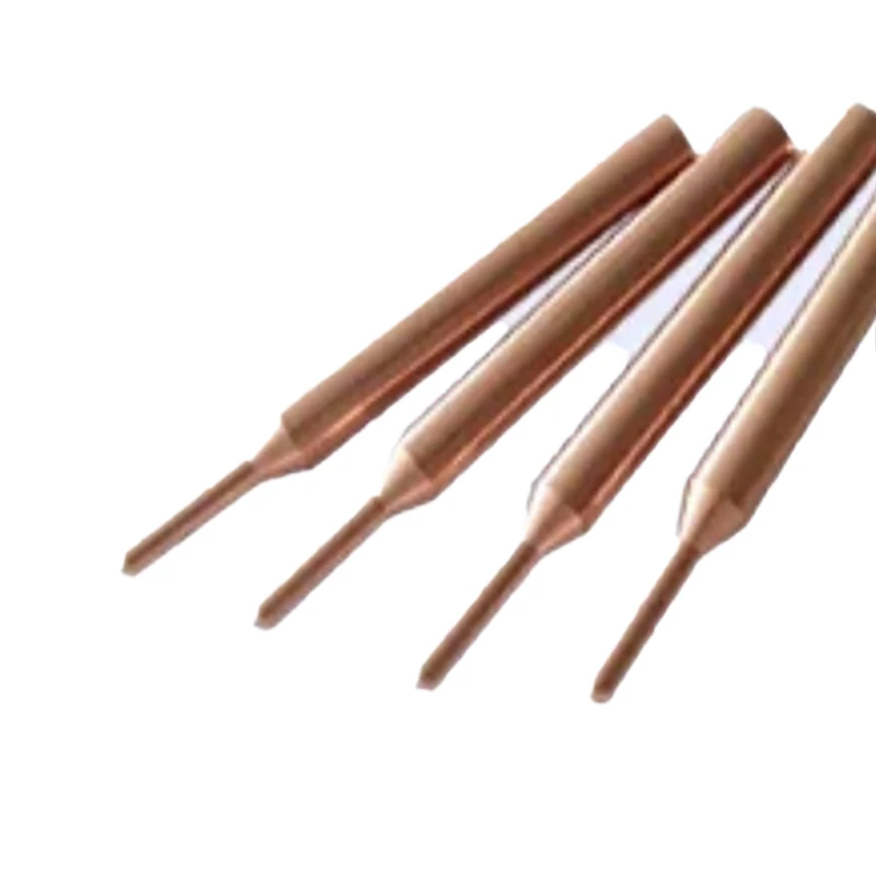 2PCS  3mm aluminum oxide copper electrode head 18650 battery double-headed welding needle spot welding machine accessories