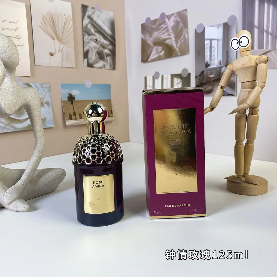 125 مللي العلامة التجارية الأصلية كولونيا أو دو عطر دائم الورد الأزهار رائحة رذاذ النساء العطور خشب الصندل جلد الرجال العطر