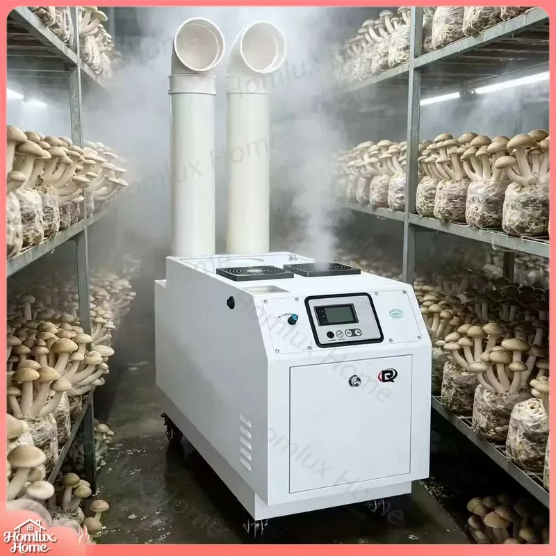 14 kg/h Industrial Ultrasonic Humidifier for Greenhouse Mushroom Farm Humidity Control High Capacity Commercial