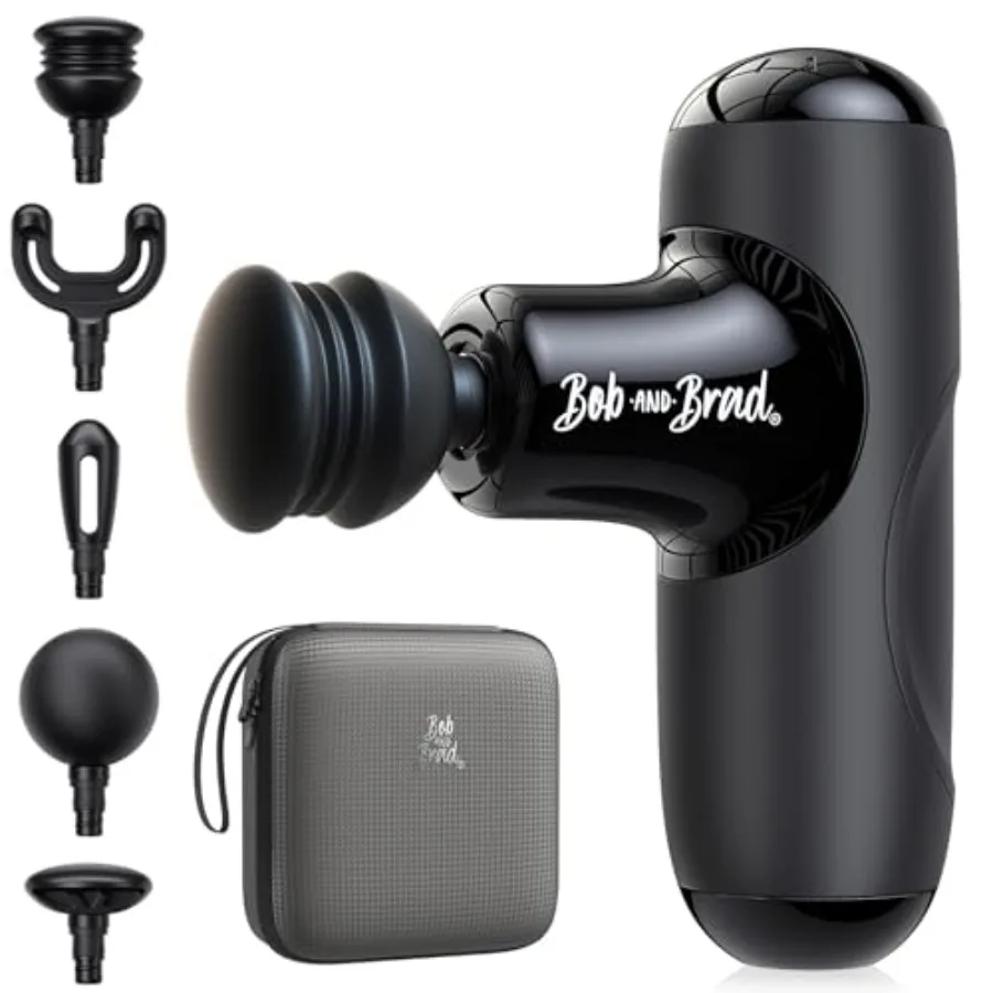 

Mini Massage Gun, Pocket-Sized Deep Tissue Massager Gun, Portable Percussion Muscle Massager Gun, Ultra Small & Quiet Muscle Massage Gun for Muscle Recovery with Carry Case