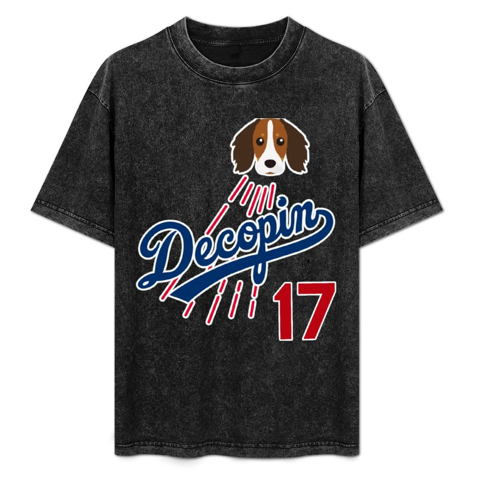 Shohei Ohtani's dog Decopin (Decoy) T-Shirt man t shirt vintage anime t shirt men