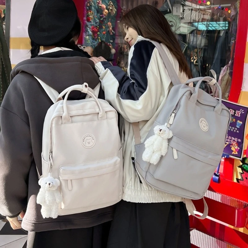 Cool Student Female Fashion Laptop Backpack Cute Women School Bag Lady Bookbag Girl College School Backpack