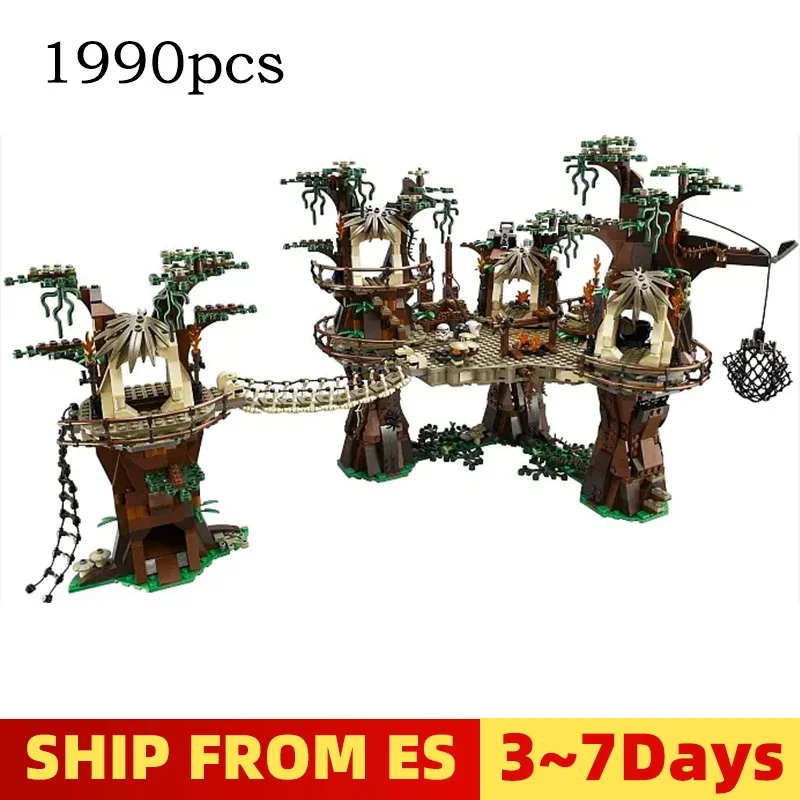 1990pcs The Ewoke Villaged Building Blocks Brick Toys for Adults Children Assemble Block Christmas Gift Compatible 10236