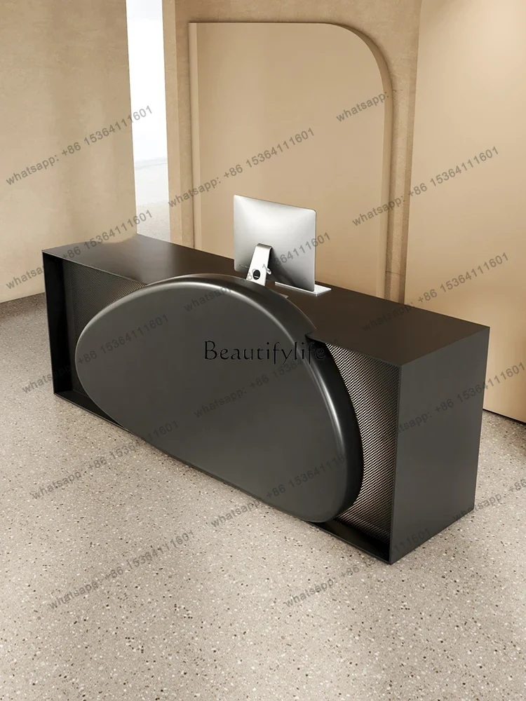 jj4 lothing store checkout page Black light luxury beauty salon reception