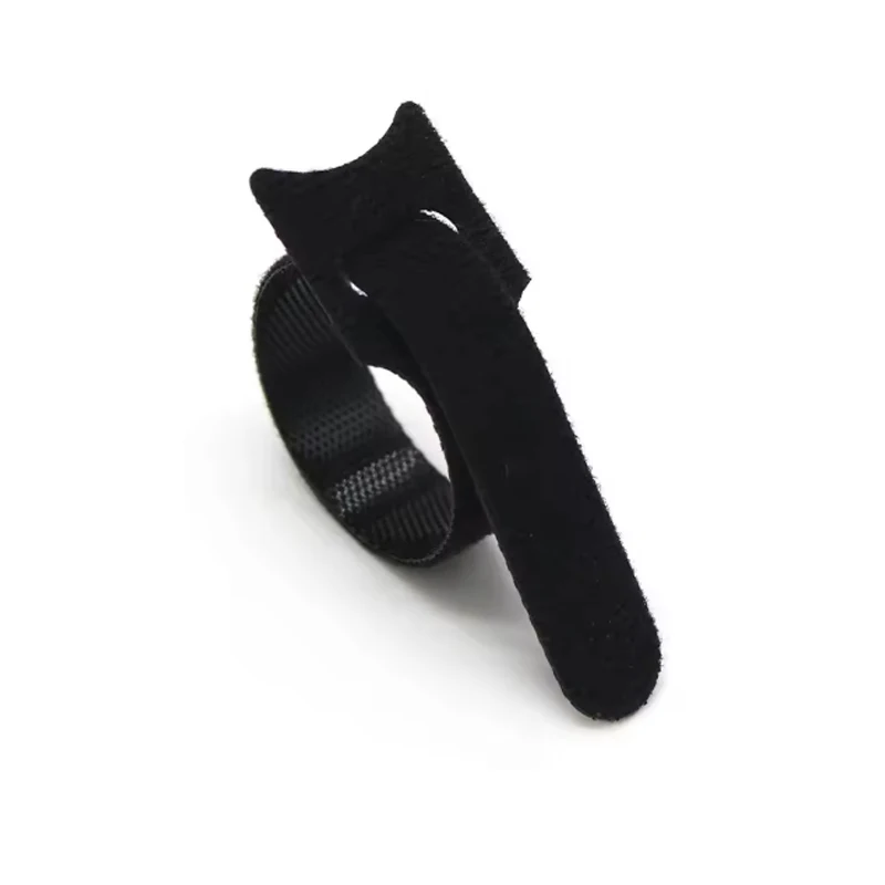 10 piezas/20 piezas/30 piezas/50 piezas bridas para cables reutilizables negras compatibles con gestión de cables-organizadores de cables ajustables y de bucle