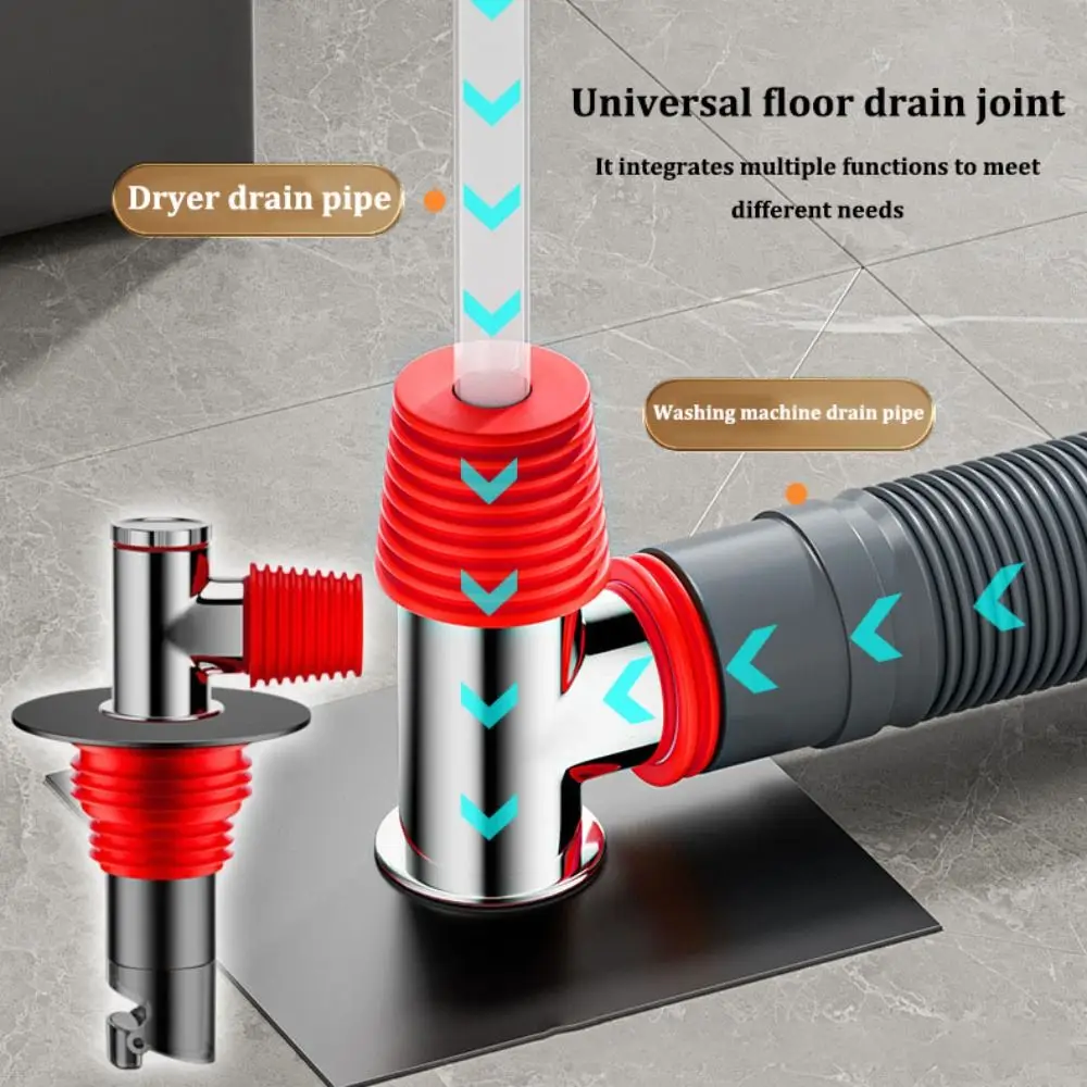 

Stainless Steel Floor Drain Cores Efficient Drainage Anti-Smell Floor Drain Backflow Preventer Universal Corrosion-resistant