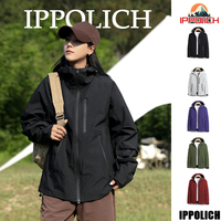 Autumn Hiking Jacket Women Windproof Waterproof Hooded Jackets Outdoor Hiking Outerwear Camping Climbing Safari Fishing Coats