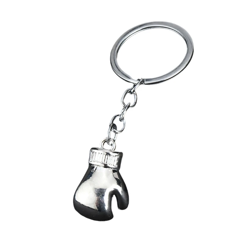 Decorative Boxing Glove Inspired Keychain Featuring Fine Craftsmanship Fighting Gloves Organiser Pendant
