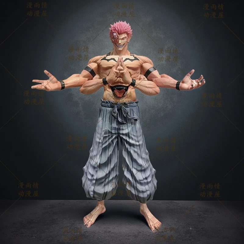 30Cm Ryomen Sukuna Figuur Jujutsu Kaisen Figuren Pvc Collection Standbeeld Anime Model Kamer Ornament Poppen Speelgoed Verjaardagscadeautjes