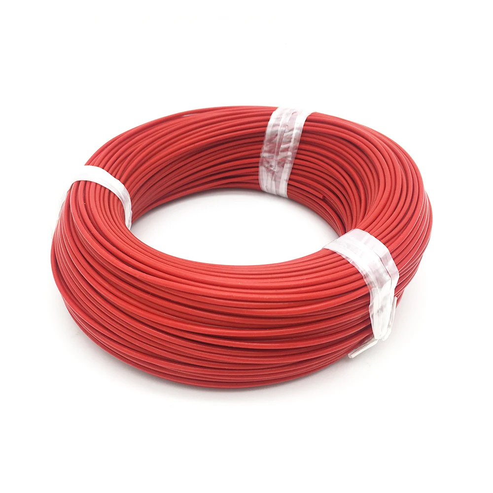 10 Meters 12K 33Ohm Carbon Fiber Heating Cable Fluoroplastic Warm Floor Heating Wire Anti-Freeze Protection