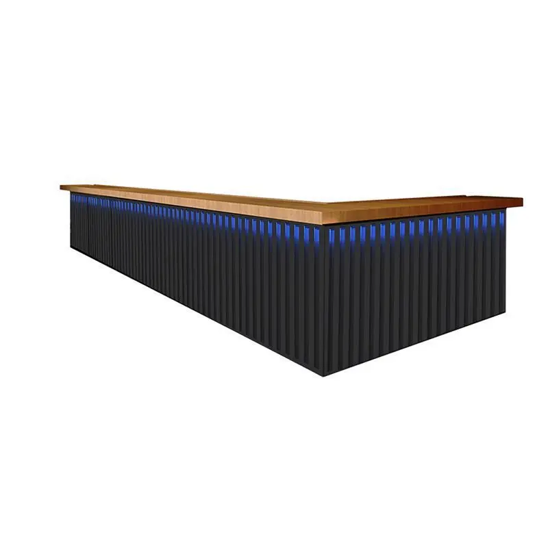 Bar Bar Front Desk Simple Solid Wood Countertop Creative checkout page