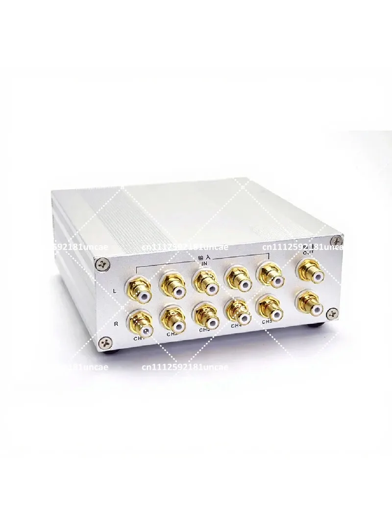 Passive Audio Signal Switcher Selector Box Sound HiFi Audio Splitter with RCA