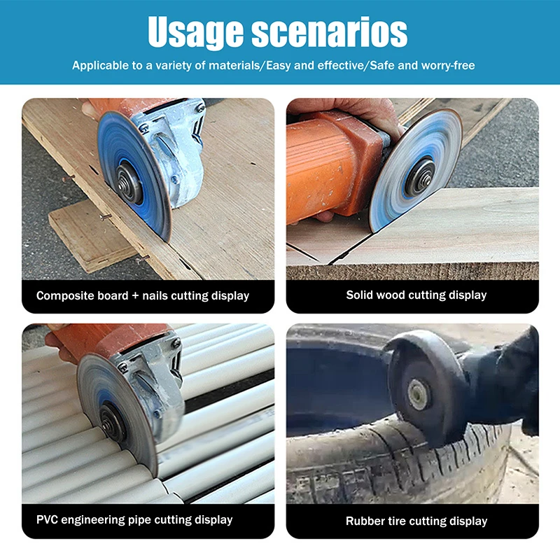 

1/2/3/4 шт. Универсальный пильный диск для деревообработки, паяный, для резки дерева, стали, гвоздей, алюминия, ПВХ