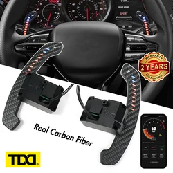 TDD LED Carbon Fiber Magnetic Paddle Shifters For Hyundai N/GT i30N Kona N Elantra N Veloster N Steering Wheel Paddle Shifter