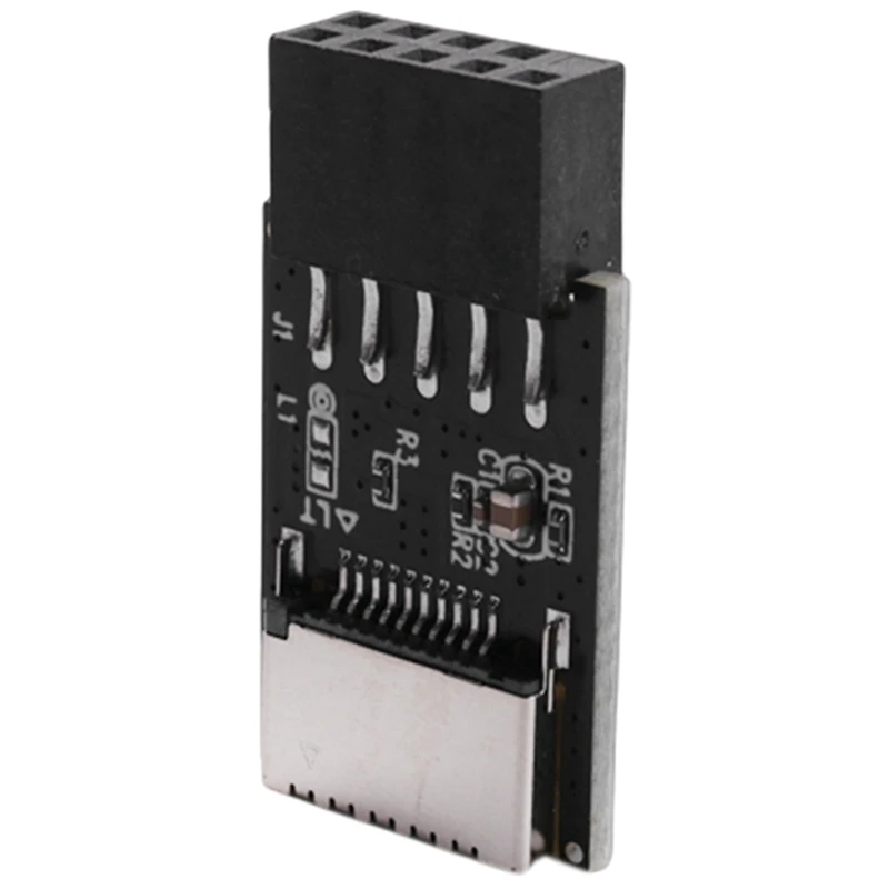 Motherboard USB2.0 9Pin to TYPE-C A-KEY Front Connector Converter USB3.2 TYPE-E Interface Header Adapter Extender Card