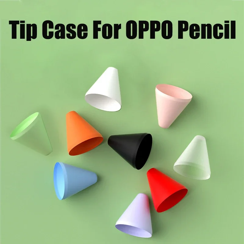 8pcs Pencil Tip Cover for Silicone Soft Replacement for OPPO Pencil Touchscreen Stylus Pen Case Nib Protective Cover Skin for OP