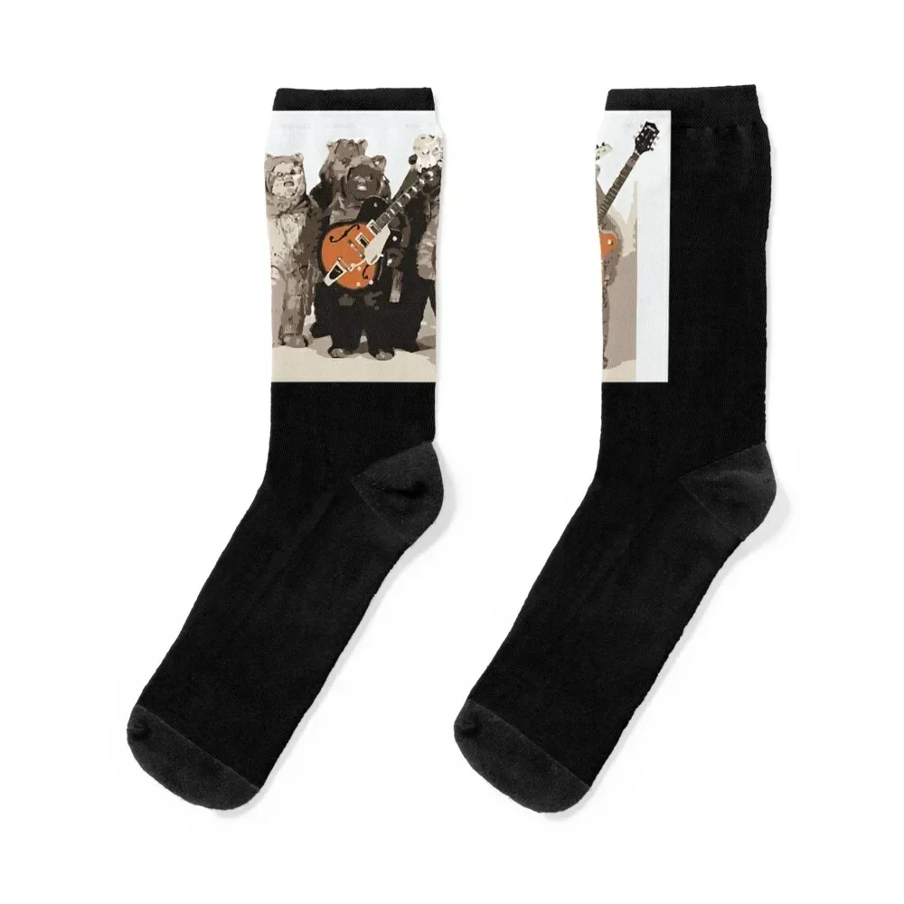 Ewok Rock Band Socks anti slip football winter thermal Men Socks Women's