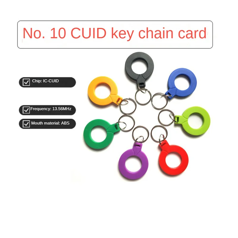 

BNVN-20 шт., 13,56 МГц, брелки CUID, сменные MF S50 1K IC-ключи, брелоки, жетоны, NFC-клон, копирующий блок 0 UID, записываемый
