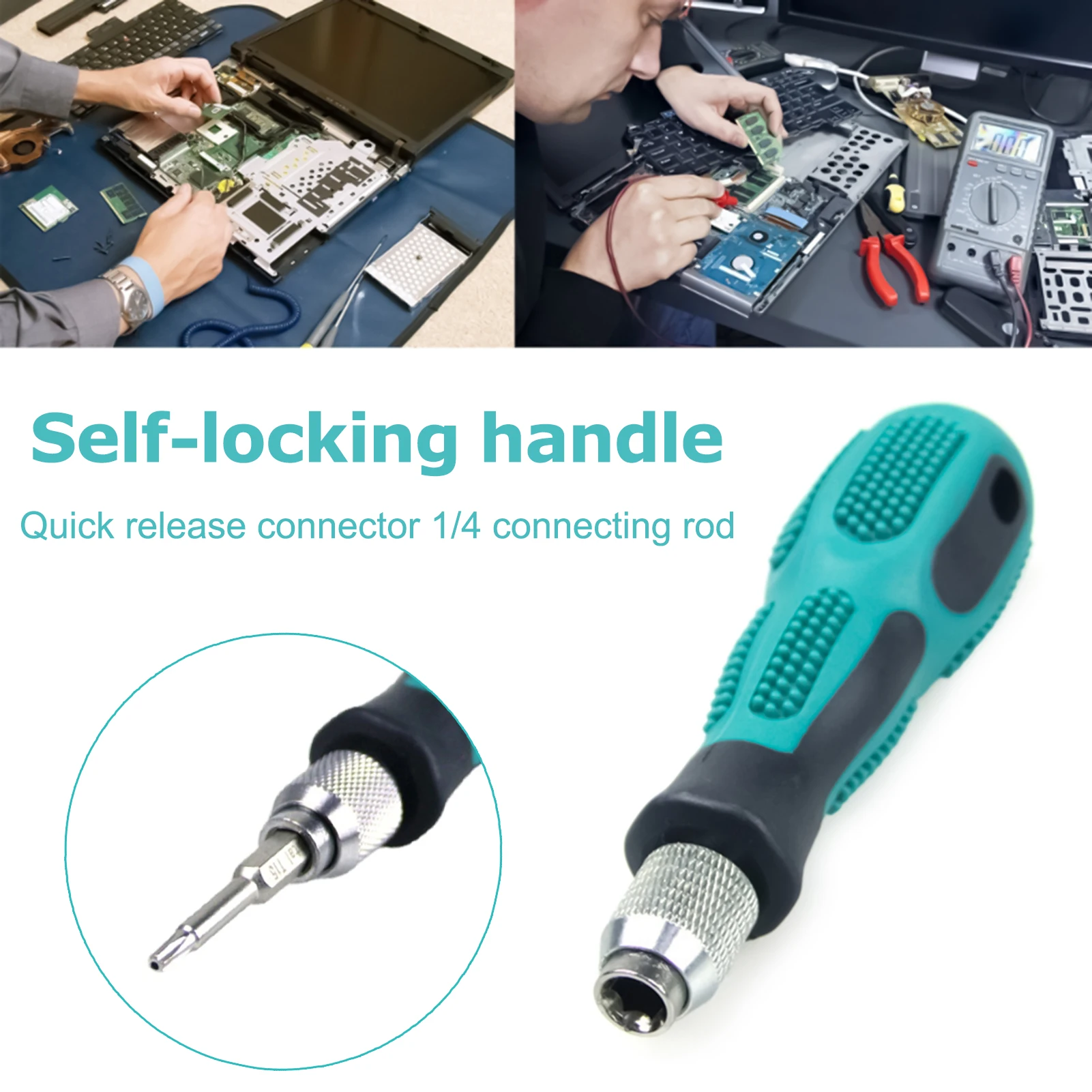 6.35 مللي متر الإفراج السريع الذاتي قفل مفك مقبض 1/4 بوصة عرافة عرقوب بت حامل محول لمفك البراغي #1