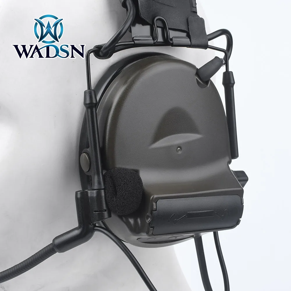 WADSN Tactical  Softair Comtact Series Headset Support Replacement Accessory Headphones Hold Bracket C2 SiliconeEarmuffs