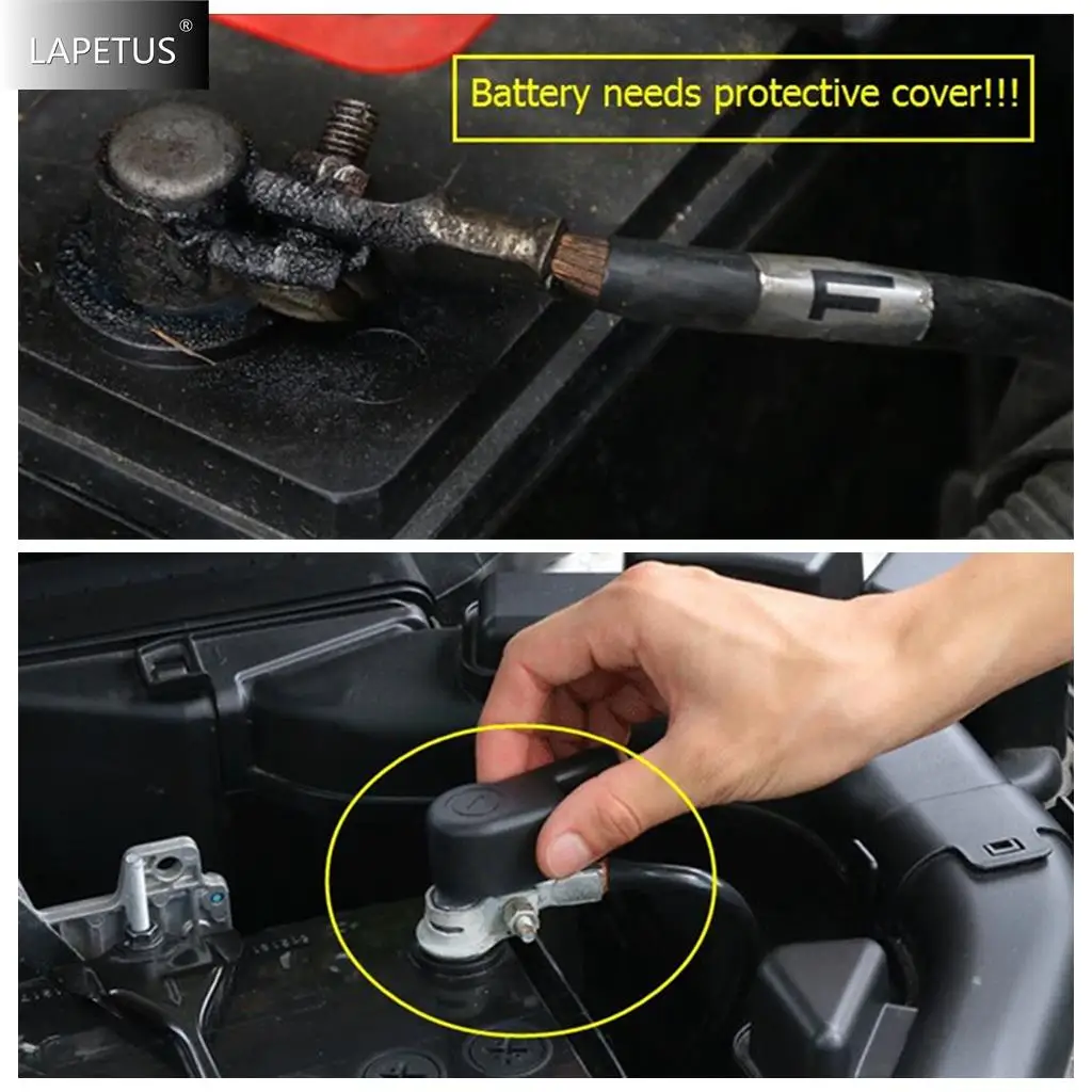 Car Accessories Engine Battery Anode Negative Electrode Protector Cover Trim For Nissan X-Trail X Trail T32 Rogue 2014 - 2016