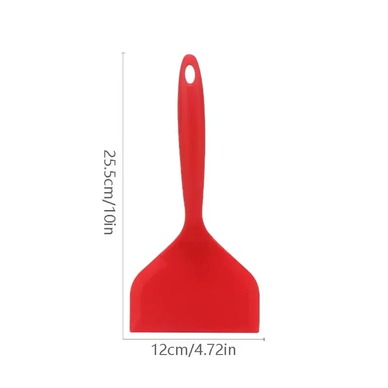 Silicone Spatula Cooking Utensils Beef Meat Egg Kitchen Scraper Wide Pizza Shovel Frying Non Stick Spatula Kitchenware Tools