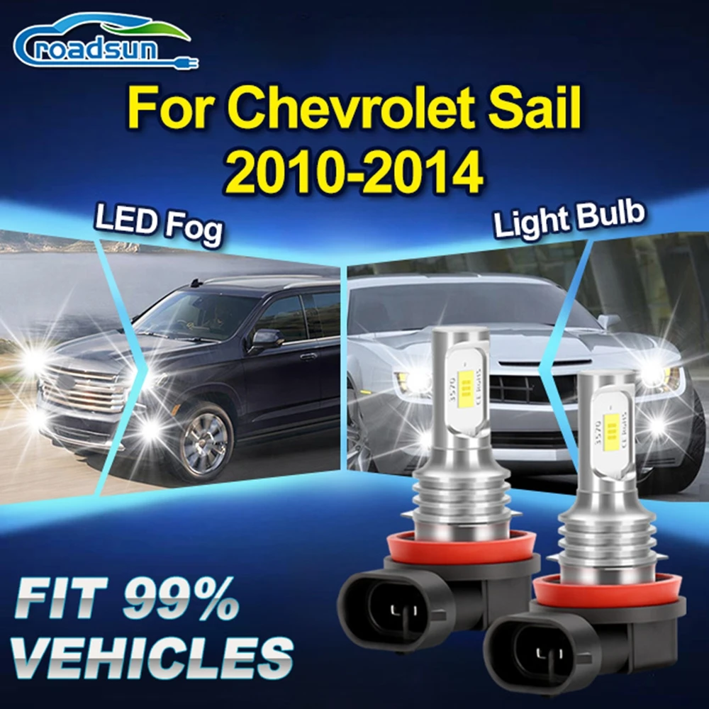 

Roadsun для Chevrolet Sail 2010 2011 2012 2013 2014, автоматические передние противотуманные фары, супер яркие автомобильные противотуманные фары, лампа Canbus без ошибок