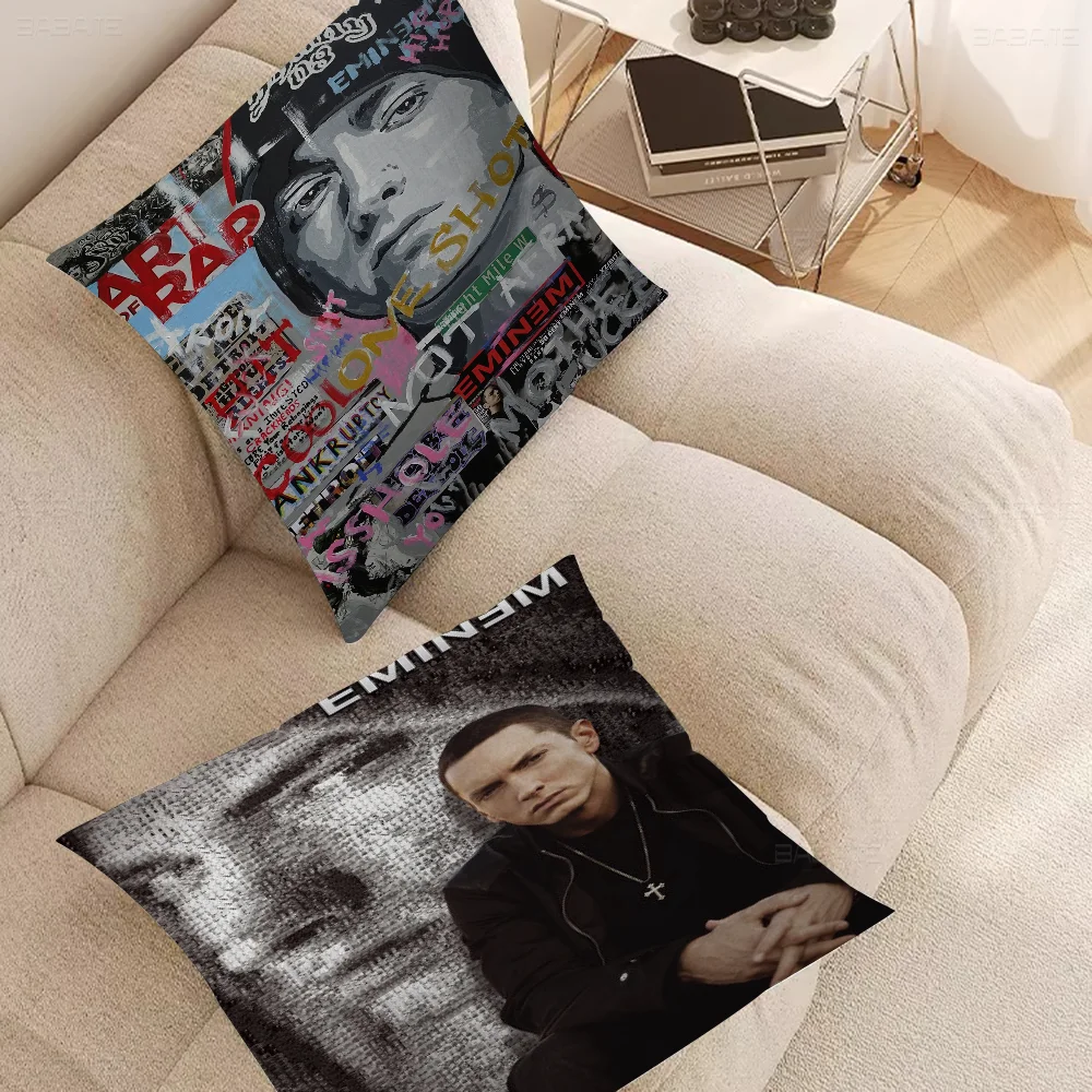 E-Eminemes 8 Mile Pillowcase Toon Gift Cushion Cover Bedroom Home Sofa Chair Seat Decor Pillow Case