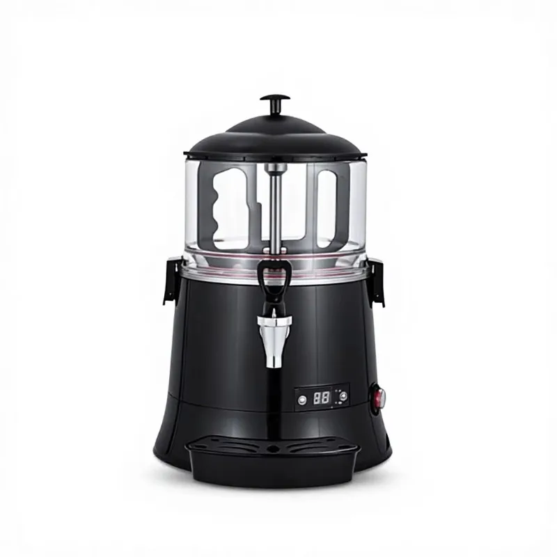 New Commercial Fully Automatic Chocolate Hot Melt Machine with Milk Cream Maker and Tea Boiling for Tea & Coffee Black