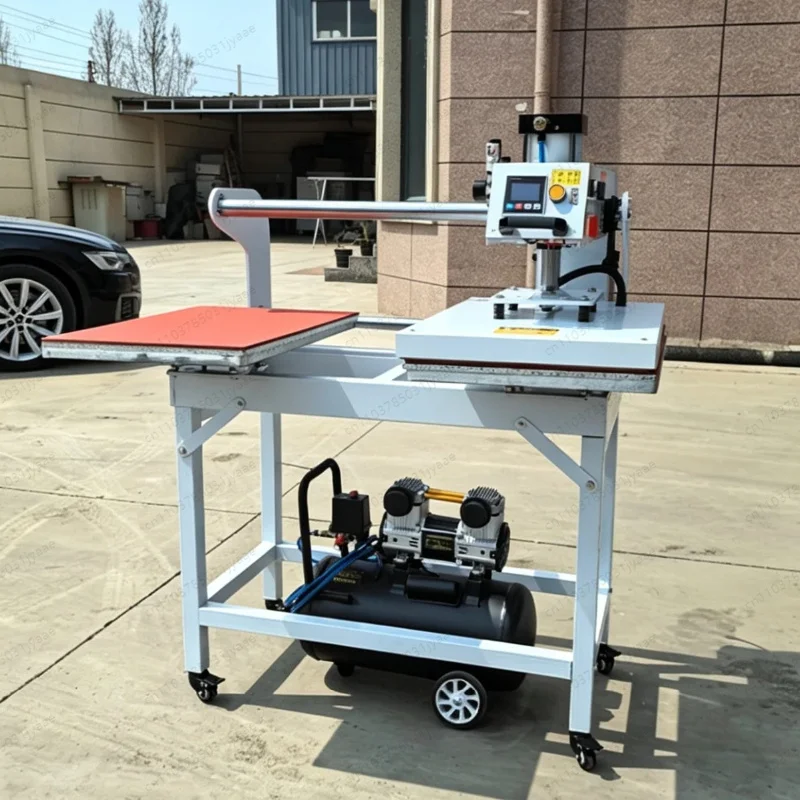 40x60cm Pneumatic Dual Station Heat Press Machine for T-Shirt Printing