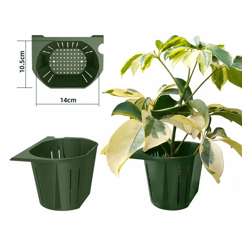 Vaso de flores ao ar livre Auto Rega Plantador de parede Sistema de irrigação gotejamento Kit de mangueira Herb Pot