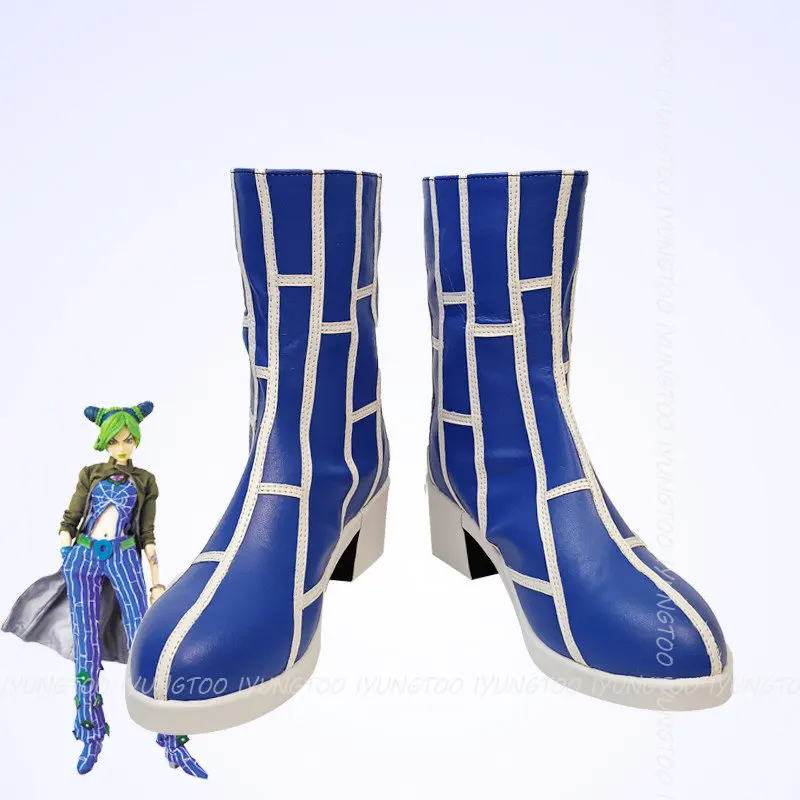 

JoJo'sBizarreAdventure Kūjō Jorin Cujoh Jolyne Anime Characters Shoe Cosplay Shoes Boots Party Costume Prop