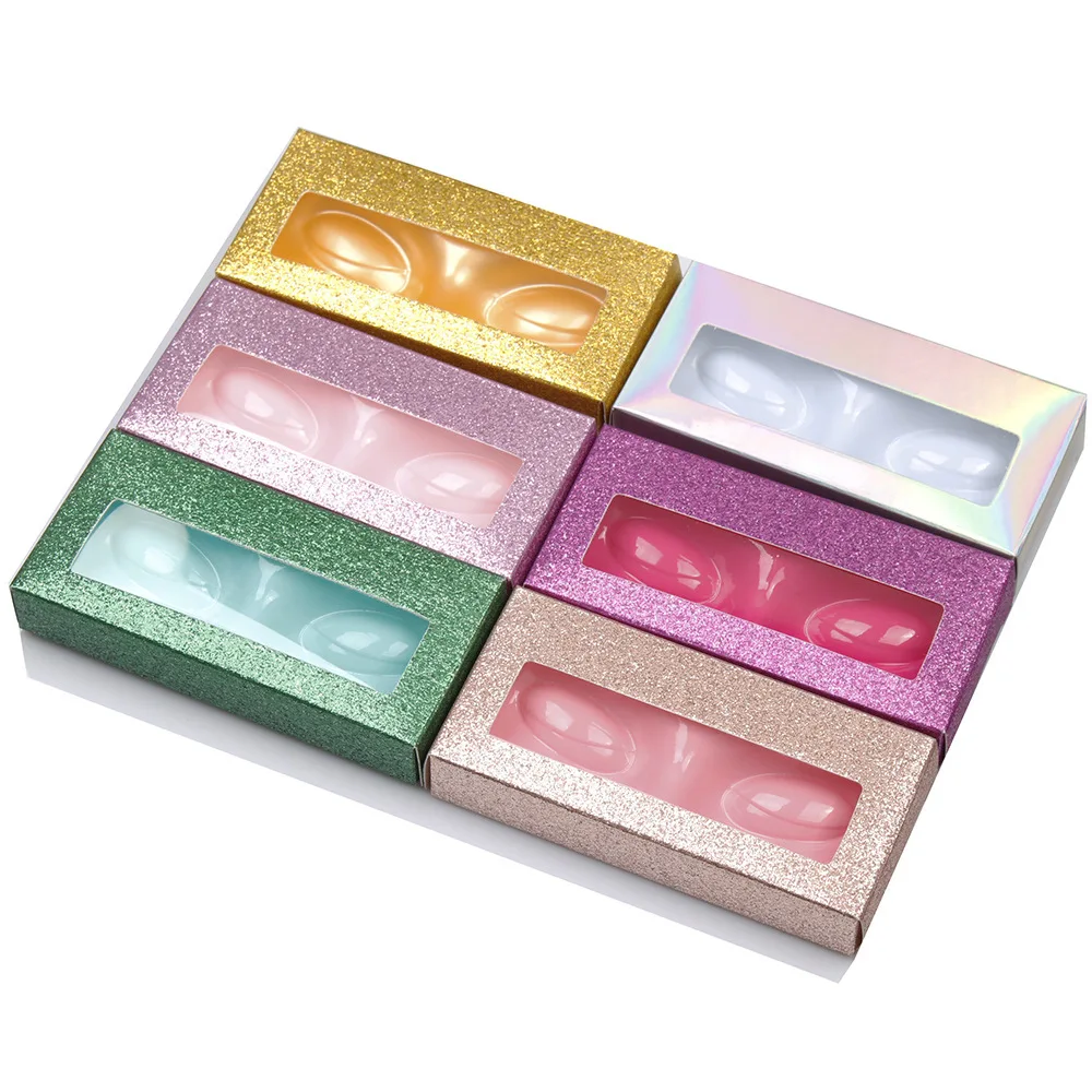 Beautiful Eye Lash Boxes Packing Cases Wholesale Private Label Eyelash Box Custom Bulk Makeup Tools Lashes Accessories