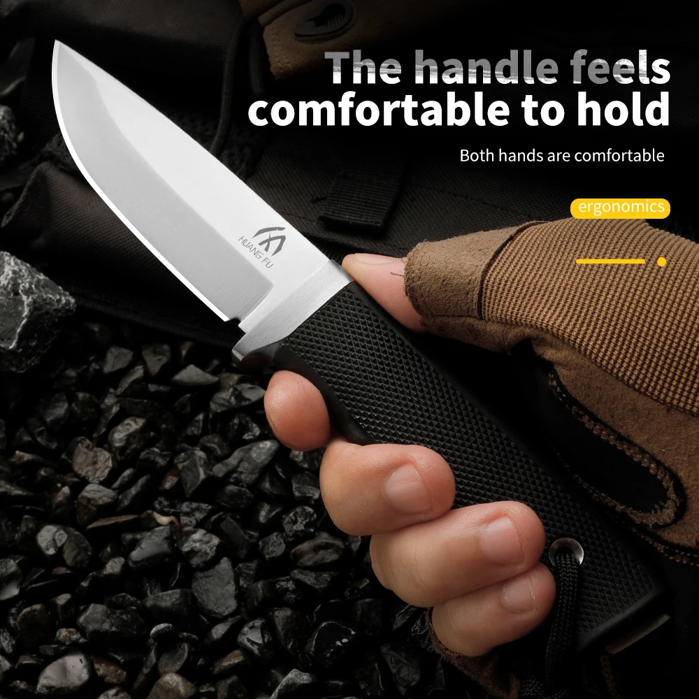 Wysokiej jakości stalowy nóż z – Bushcraft Knife Fixed recenzja i cena