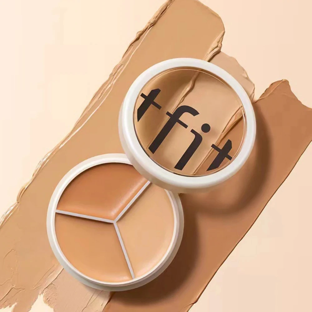 Korea Tfit 3 Color Concealer Palette Professional Makeup Face Eye Contour Face Spot Concealer Dark Circle Correcting Face Makeup