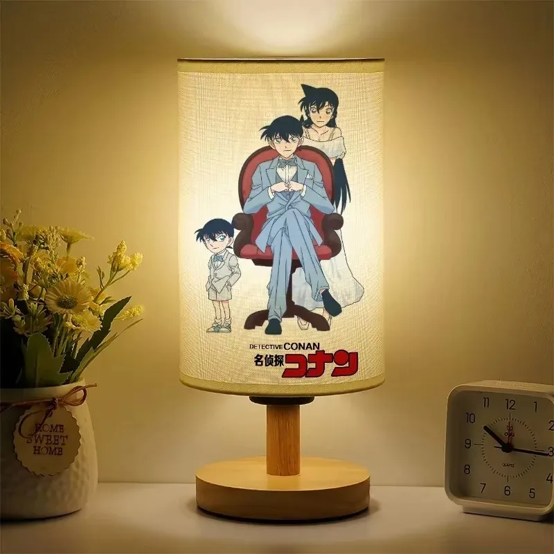 Conan Edogawa Kudou Shinichi Rachel Moore Personalized Cartoon Children's Learning Desk Lamp Creative Anime Movie Night Light