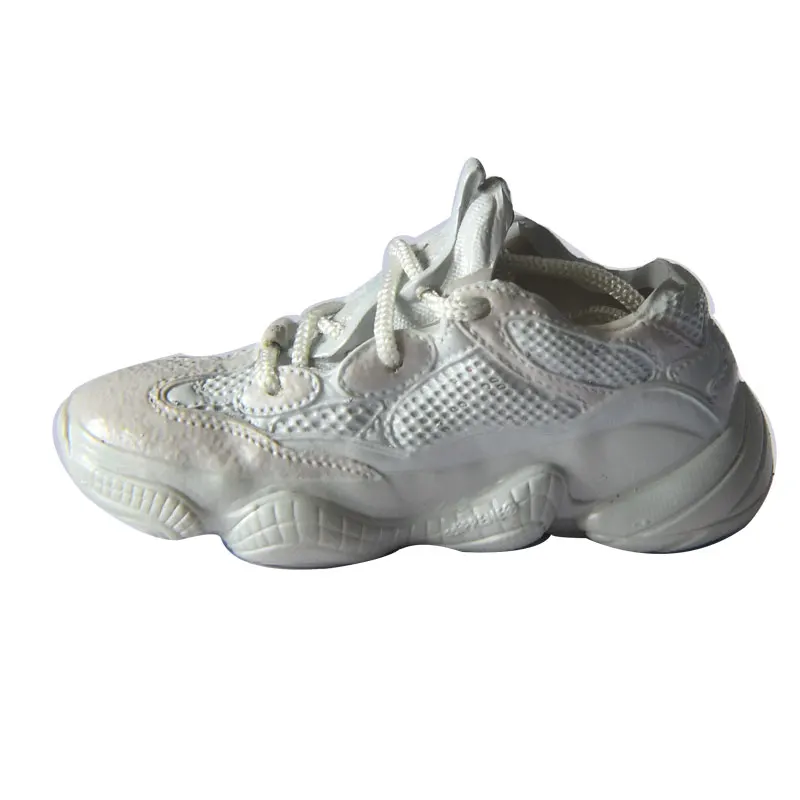 Mini chaussure de sport de basket-ball en plastique PVC, 1/6 BJD, compatible avec Humman Finger Skateboard, accessoires pour jouets, rencontre 3D