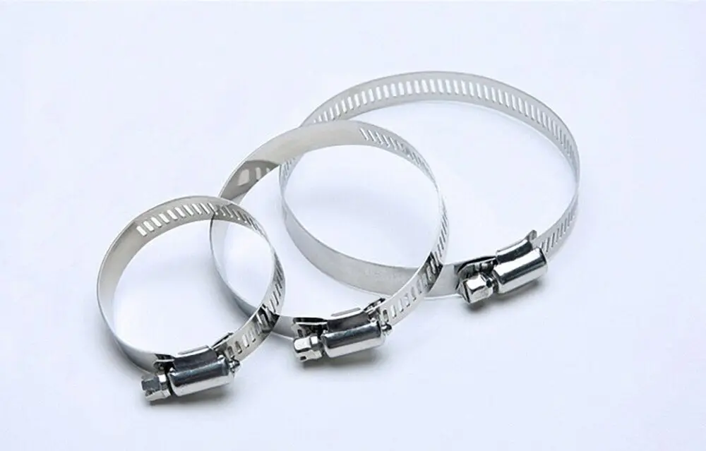 30 Pcs Stainless Steel Drive Hose Clamps Worm Clips (8-38mm) [CAPT2011]