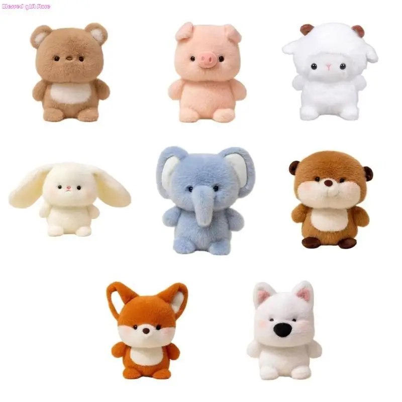 D0JC Soft Plush Learning Friend Stuffed Animal Toy For Kids Room And Study Decors