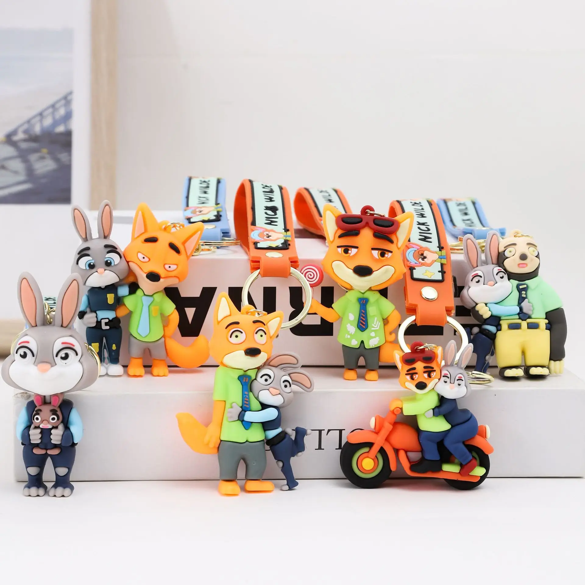 

for Zootopia‌ Keychain Judy Nick Anime Gary De Snake‌ Elephant Doll Toys Accessories Fans Cartoon Cute Gifts