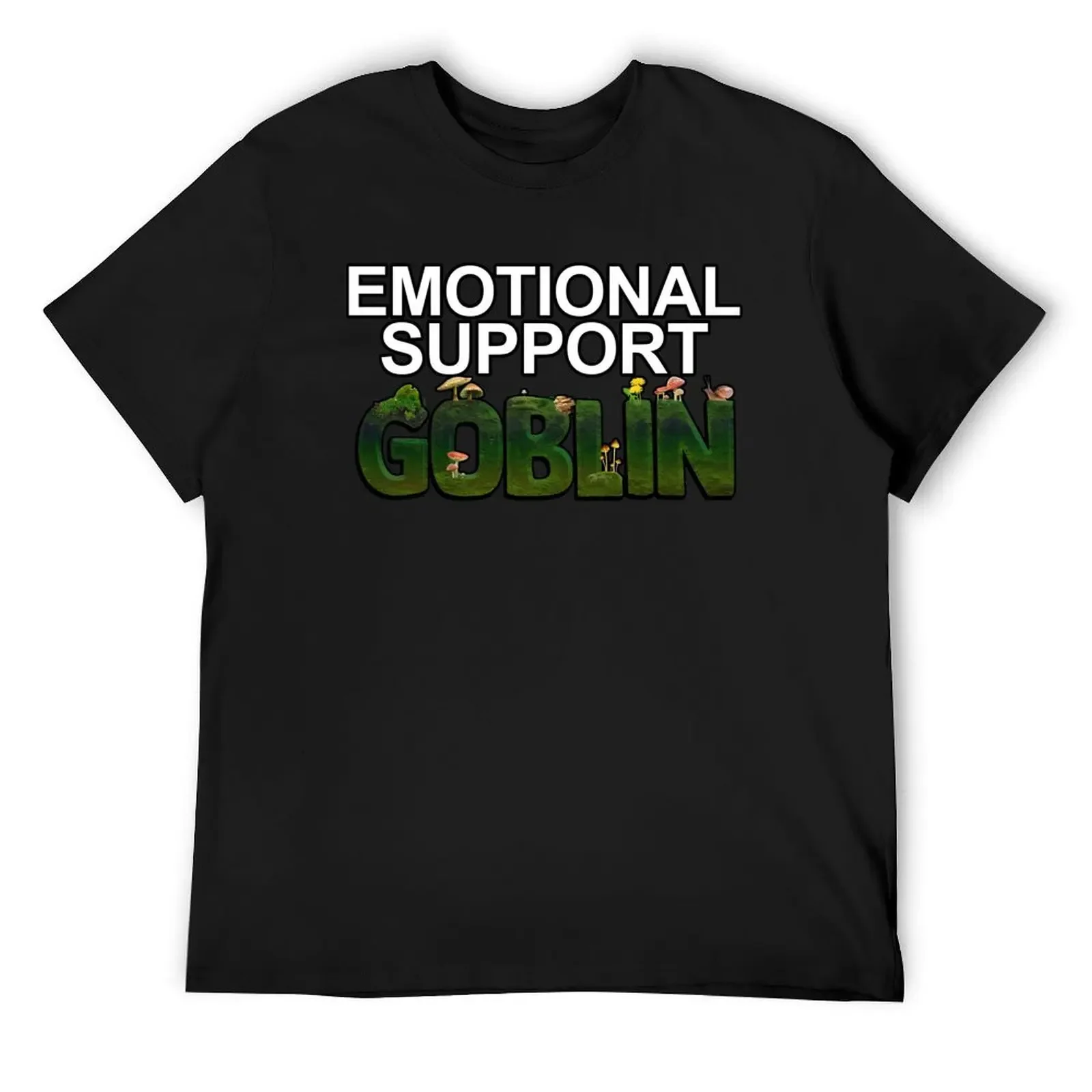 

emotional support goblin T-Shirt luxury clothing labubu vintage t shirts mens t shirt