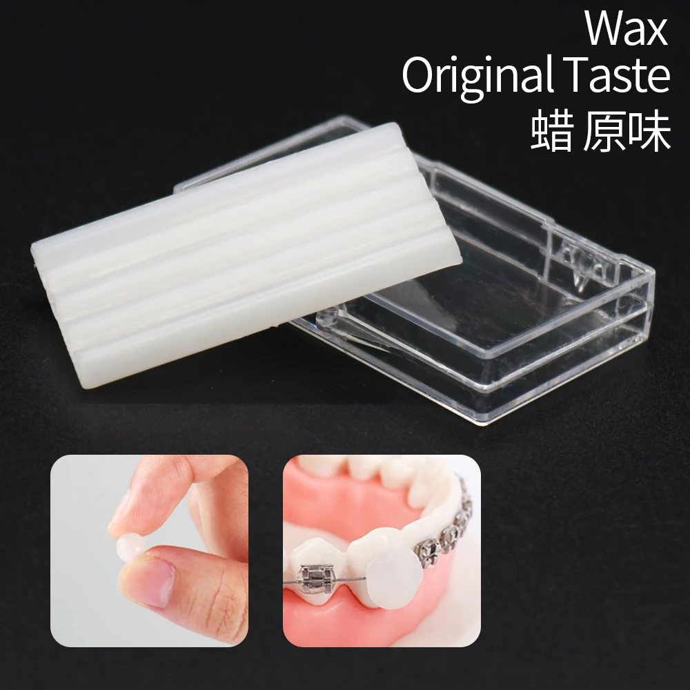 100Packs 5Piece/Pack Dental Orthodontics Ortho Wax For Braces Bracket Gum IrritationTeeth Whitening Oral Hygiene Tool