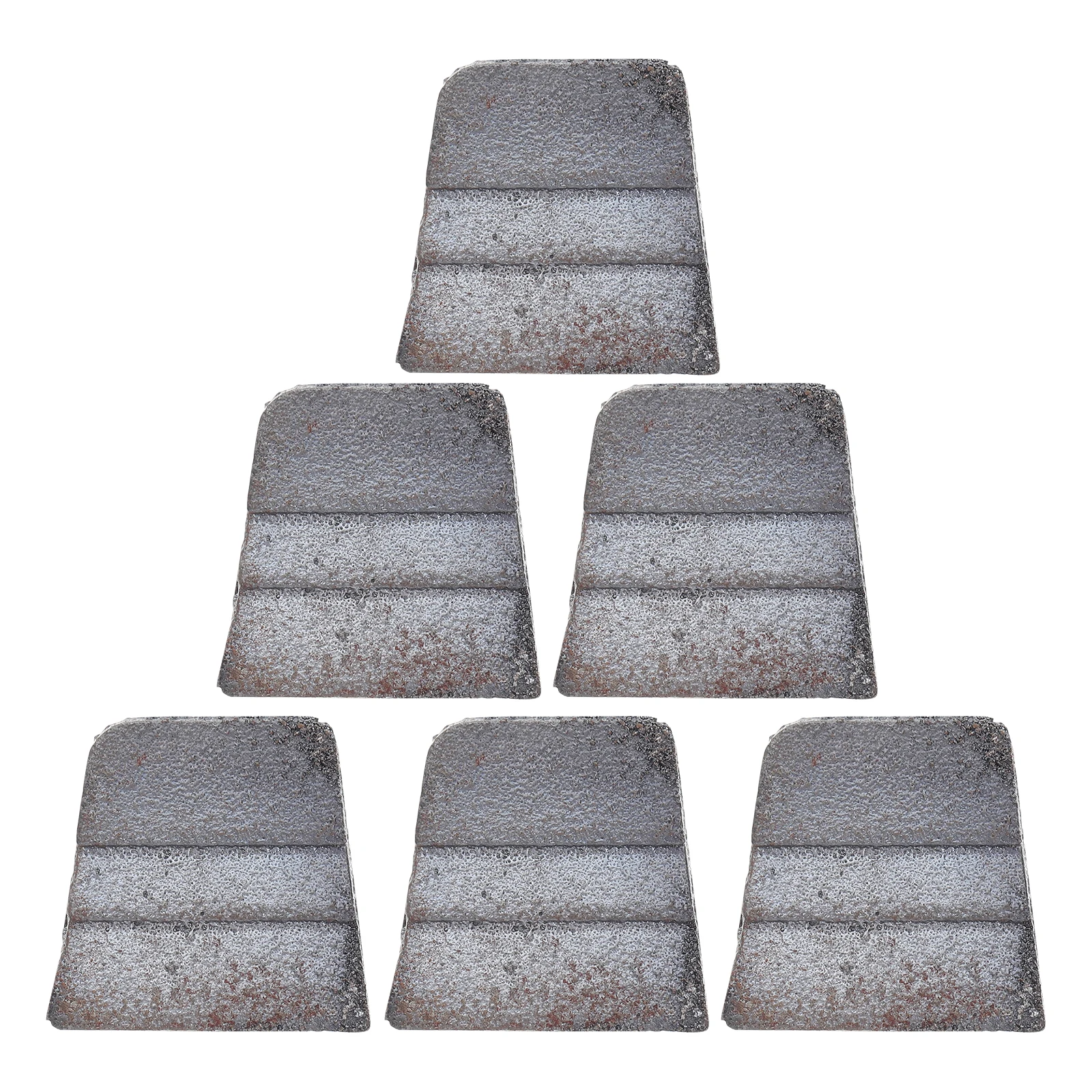 6 pcs Fixed Accessory Carbon Iron Axe Repair Tool Metal Wedge Carpenter Construction Agricultural Use