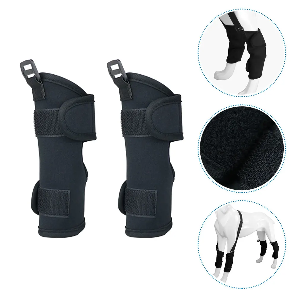 

Dog Knee Pads Walking Sleeves Leg Supporter Injured Braces Sets for Dogs dog walking assist belt leg wrap sleeves
