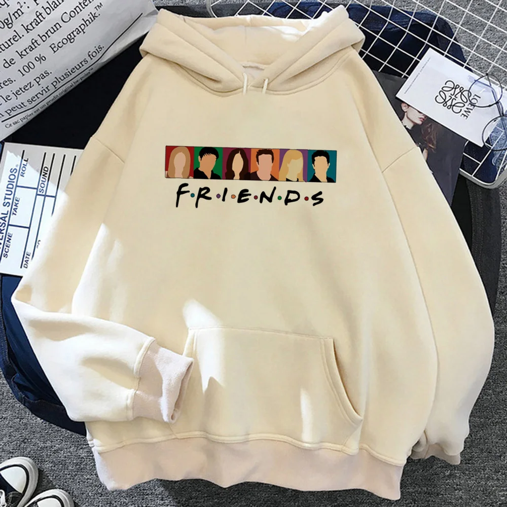 Friends Tv Chandler Bing hoodies women sweat y2k Korean style y2k aesthetic 90s clothing Hooded Shirt female streetwear Hood